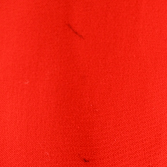 Red Woman's Coat Ruffle Sleeves Zara SZ 12 - Picture 8 of 8